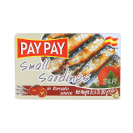 Pay Pay Small Sardines in Tomato Sauce 90g 